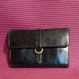 HOBO Black Leather Wallet
